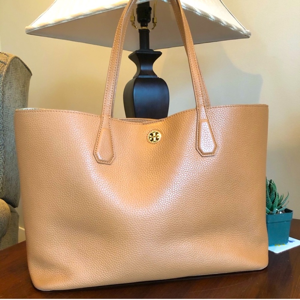 Tory Burch Perry Tote! Tan in Color!